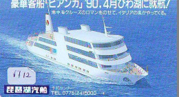 Télécarte JAPON * * BATEAU * PHONECARD JAPAN * SHIP (1712) TK *  SCHIFF * Schip * Boot * Barco - Barcos