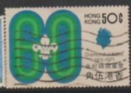 1971 HONGKONG USED STAMPS On The 60th Anniversary Of The Scouting In Hong Kong - Usados