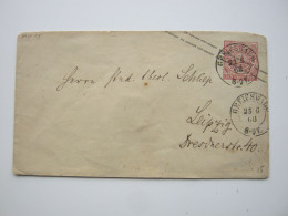 1868 , GREIFSWALD , Klarer Stempel Auf Ganzsache - Postwaardestukken