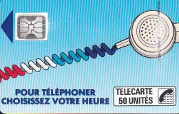 K027/610 - SC4on Argent  PØ7 - 50 Unités - (verso : 6 N° Encadrés  (série Des 10000) - Telefonschnur (Cordon)