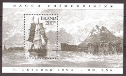 Islande - 1999 - BF 24 - Neuf ** - Navire Danois - Blokken & Velletjes