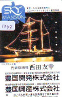 Télécarte JAPON *  * BATEAU * PHONECARD JAPAN * SHIP (1747) TK *  SCHIFF * Schip * Boot * Barco - Barche