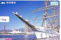 Télécarte JAPON *  * BATEAU * PHONECARD JAPAN * SHIP (1749) TK *  SCHIFF * Schip * Boot * Barco - Schiffe