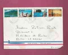 Lettre De 1979 Pour La France - YT N° 97 à 99 Et 101 - Storia Postale