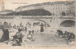 06 - NICE - Les Blanchisseuses Du Paillon Et Le Pont Vieux - Petits Métiers