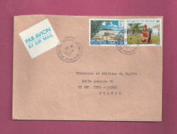 Lettre De 1982 Pour La France - YT N° 136 Et 166 - Lettres & Documents