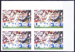 St. Vincent 1988 MNH Imperf Rt Up Blk From Colour Trail, Gordon Greenidge Cricket Sports - Cricket