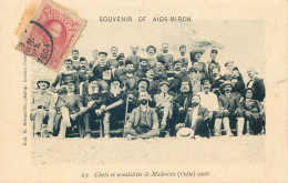 GRECE CRETE  Chefs Et Notabilités De Malevizie 1906  " Souvenir Of Aios Miron " - Grecia