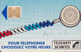 K022/442.0 - SC4  PØ7 - 50 Unités - (verso : 4 N° Impacts Hors Cadre) - Telefonschnur (Cordon)