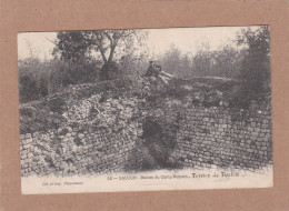 CPA 17 Saujon Ruines Du Camp Romain Terrier De Toulon Vinsonneau - Saujon