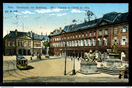 K00103)Ansichtskarte Metz + Strassenbahn - Lothringen