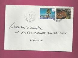 Lettre De 1988 Pour La France - YT N° 255 Et 275 - Faune Marine - Crabe - Briefe U. Dokumente