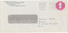 GB 1972, QEII 2½p Machin Embossed Stamped To Order Large Postal Stationery Envelope (Barclays Bank, London E.C.) VF - Série 'Machin'