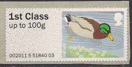 GB 2011 - 14 QE2 1st Mallard Duck Post & Go Umm SG FS 16 ( A1087 ) - Unused Stamps