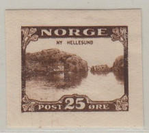 Essay NY HELLESUND 25 Ore MH (with Original Gum) SCARCE, Christiania Philatelist Club's Competition 1914 - VIPauction001 - Nuovi