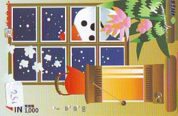 TELECARTE JAPON * TELEFONKARTE JAPAN * SCHNEEMANN (156)  PHONECARD * SNOWMAN * NOEL * CHRISTMAS - Christmas