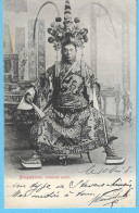 Singapore-Singapour-1908-Chinese Actor-Acteur Chinois -Straits Settlements Post Card-Edit.Max H.Hilckes-Singapore - Singapour