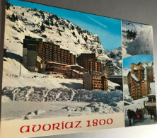 74 Avoriaz 1980 3 Vues Residences Sous La Neige 1800m -archi Labro Roques Orzoni  Telesiege Traineau -ed Adia G.8586 - Avoriaz