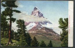 1910 Kaart Van ARAU Naar Anvers Met TAX Zegel 10 Ct  - Zie Stempels -   Das Matterhorn - Aarau