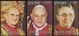 Zaire - 975/977 (BL31/33) - Papes - 1979 - MNH - Ongebruikt