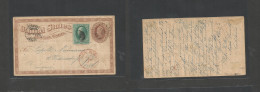 Usa - Stationery. 1875 (Feb 3) Pope Valley, Napa Country, CALIFORNIA - Hungary, Pest (Feb 27) Pre UPU 1c Brown Early Sta - Sonstige & Ohne Zuordnung