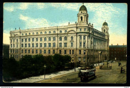 K02819)Ansichtskarte Belfast + Straßenbahn 1910 - Antrim