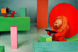 Les Aventures De Chapi-Chapo Sur TF1 En Novembre 1974 Monde Géométrique Multicolore Cube Cubo 立方体 En TB.Etat - Séries TV