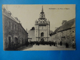 22) Pleubian - N° - La Place Et L'église - Année:1926 - EDIT: Chevalier - Pleubian