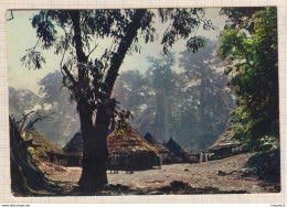 8AK1546 AFRIQUE TIMBRE GABON  VILLAGE AFRICAIN   2 SCANS - Gabon