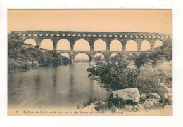 PONT DU GARD - Vue De Face Sur La Rive Droite Du Gardon. - Remoulins