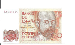 ESPAGNE 200 PESETAS 1980 UNC P 156 - [ 4] 1975-… : Juan Carlos I