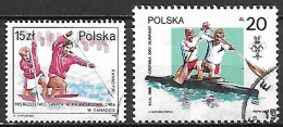 POLOGNE     -    CANOES  /  KAYAK     -    Oblitérés - Canoe