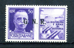 1944 Repubblica Sociale Italiana RSI Propaganda Di Guerra N.21/III III Tipo MNH ** - Propaganda De Guerra