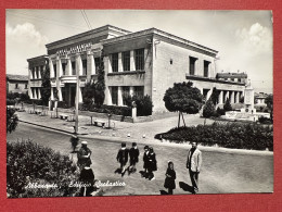 Cartolina - Abbasanta ( Oristano ) - Edificio Scolastico - 1950 Ca. - Oristano