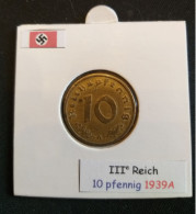 Pièce De 10 Reichspfennig De 1939A (Berlin) - 10 Reichspfennig