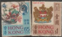 1968 HONGKONG USED STAMPS On  Local Motives/Bauhinia Blakeana-Flora/	Heraldry/Coat Of Arms - Oblitérés