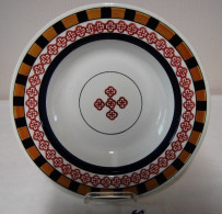 E1 Rare Assiette - Nimy - Décor Géomètrique - Art Deco - Nimy (BEL)