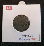 Pièce De 10 Reichspfennig De 1940F(Stuttgard) - 10 Reichspfennig