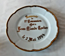 E2 Assiette Souvenir - Carlier - 1954 - Souvenirs