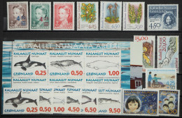 1996 Grönland; In Den Hauptnummern Kompletter Jahrgang, **/MNH, ME 47,- - Sonstige & Ohne Zuordnung