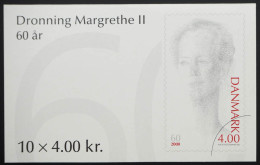 2000 Dänemark; Markenheftchen Margrethe II, Postfrisch/MNH, MiNr. 1238 MH - Sonstige & Ohne Zuordnung