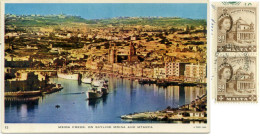 Delcampe - MALTA MSIDA CREEK  On Skyline Mdina And Mtarfa - Malta