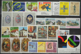 2001 Liechtenstein; Jahrgang In Den HN Komplett, Postfrisch/MNH, ME 102,- - Andere & Zonder Classificatie