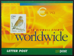 2002 Irland; Markenheftchen Einheimische Vögel, **/MNH, MiNr. 1426 MH - Other & Unclassified