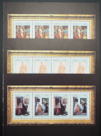 2003 Irland; 3 Heftchenblätter Gemälde (II), Postfrisch/MNH, H.-Bl. 110/12 - Other & Unclassified