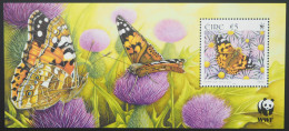 2005 Irland; Block WWF Schmetterlinge, Postfrisch/MNH, Bl. 56 - Sonstige & Ohne Zuordnung