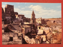 Cartolina - Matera - Sasso Barisano E Chiesa S. Agostino - 1965 Ca. - Matera