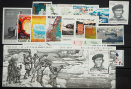 2012 Grönland; Jahrgang Mit H-Bl. 613/14 Und 627/28, **/MNH, ME 172,- - Sonstige & Ohne Zuordnung