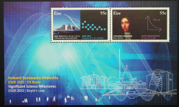 2012 Irland; Block Gesamteuropäische Wissenschaftskonferenz, **/MNH, Bl. 90 - Autres & Non Classés