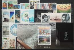 2014 Grönland; Jahrgang Ohne MiNr. 662/63 Und 683/84, **/MNH, ME 182,- - Sonstige & Ohne Zuordnung